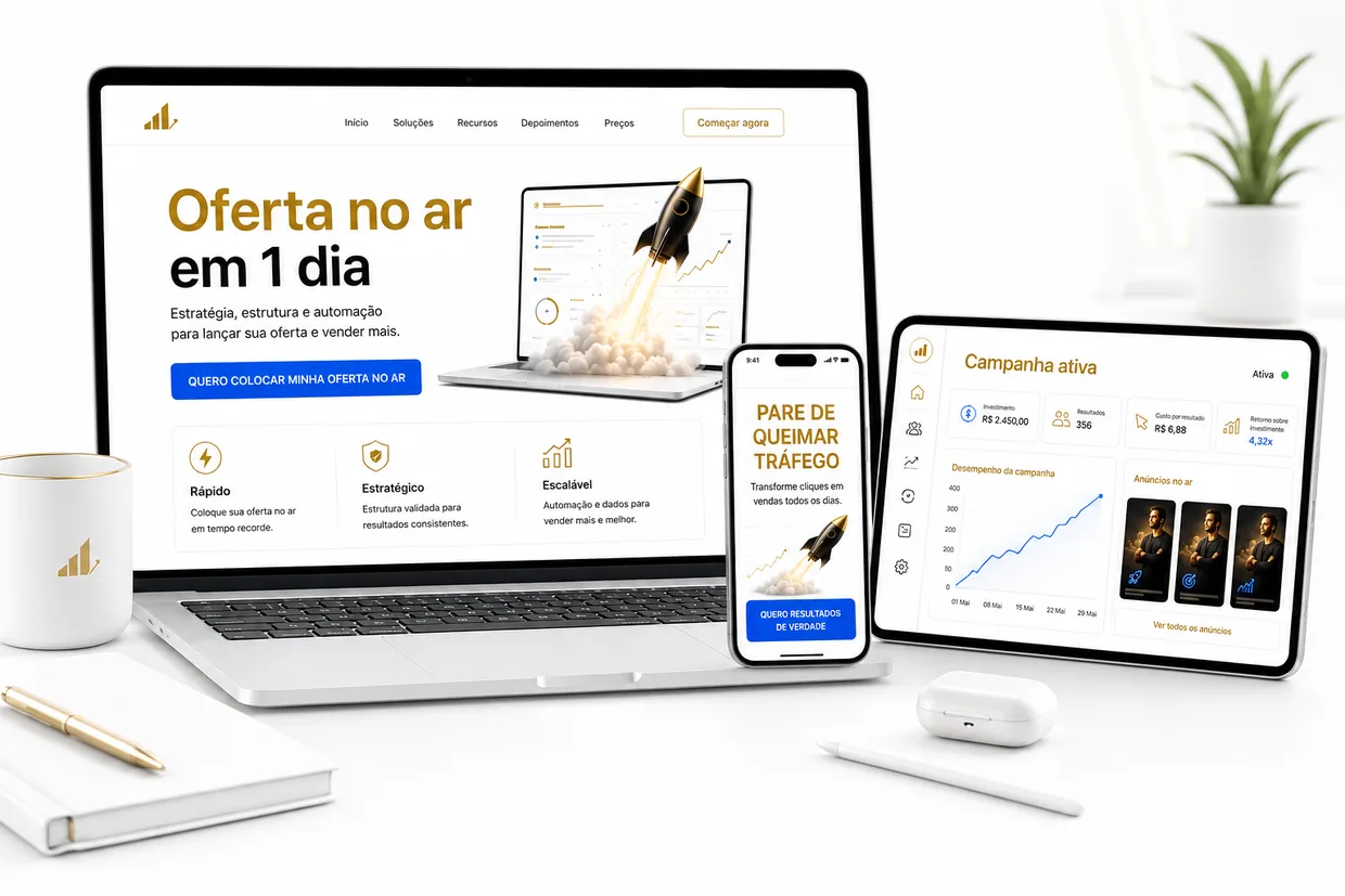 Tudo o que você recebe na Oferta no Ar em 1 Dia