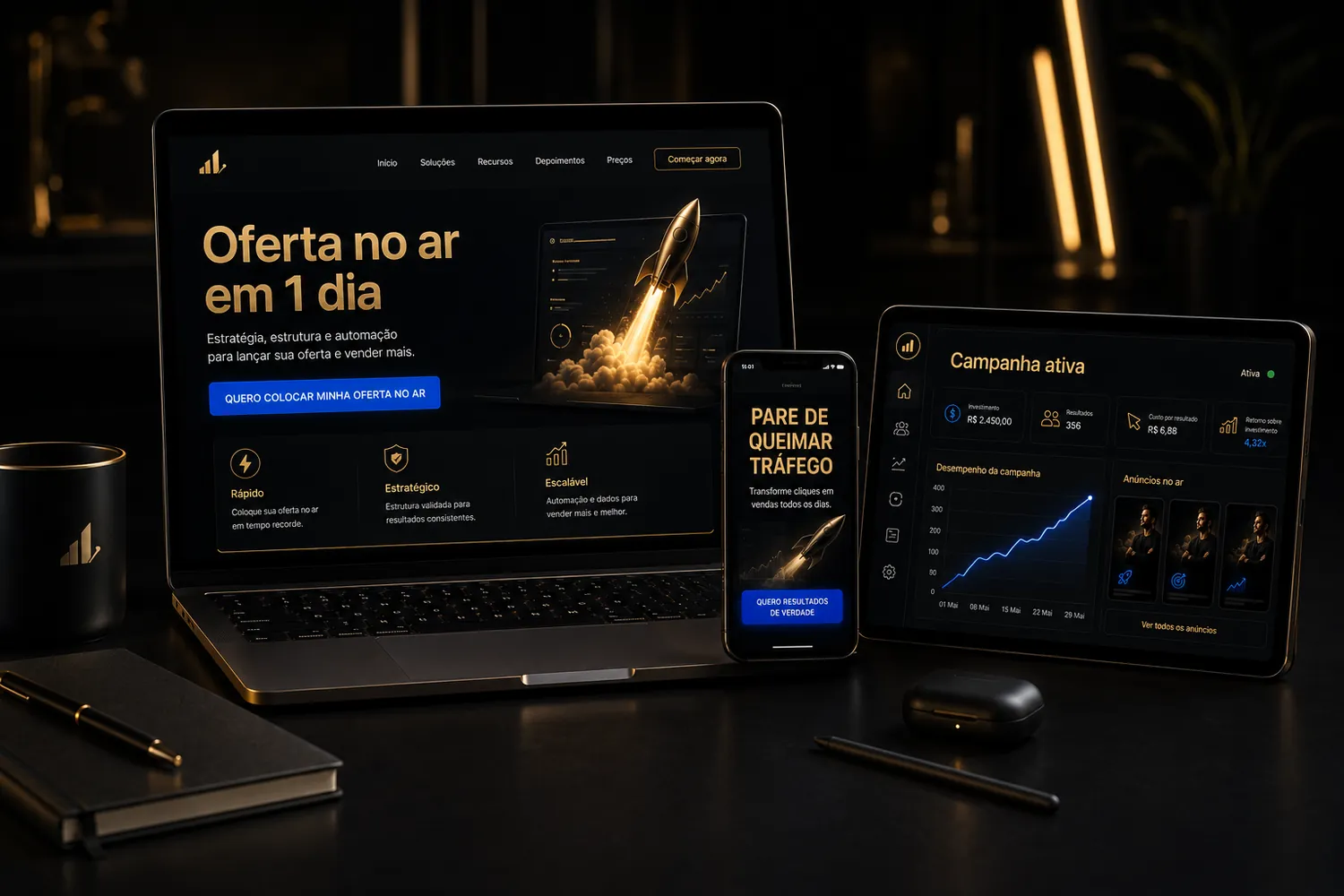 Tudo o que você recebe na Oferta no Ar em 1 Dia